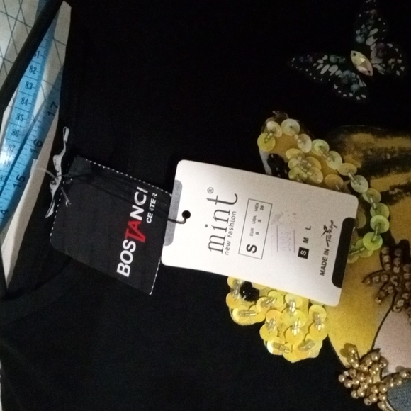 Mint, bedazzled, butterfly's, sequence, artsy, festivals - Picture 7 of 7